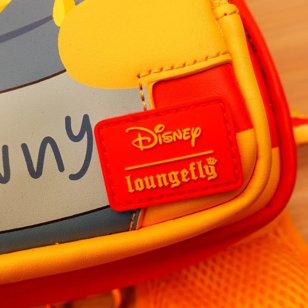 Loungefly Disney Winnie The Pooh Dog Backpack Yellow Harness Bag Pet Hunny Pot